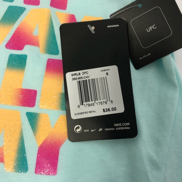 NWT Nike Ruffle tank and shorts - Picture 4 of 4